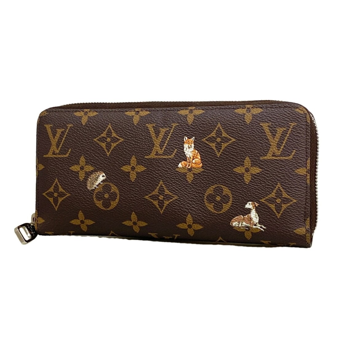 Louis Vuitton Monogram Forest Zippy Wallet Horizontal M27226 Brown Women's Long