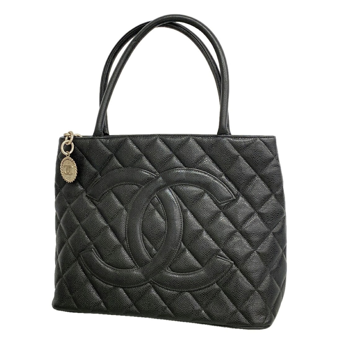 Chanel Tote Bag, Reissue Tote, Caviar Leather, Black, Women's: --- Catalog ---Category: SizeSize (HxWxD): 24cm x 30.5cm x 15.5cm / 9.44'' x 12'' x 6.1''Category: DesignType: Tote bagColor: BlackGender: WomenMaterial: Grained Calfskin Hardware Color: SilverCategor