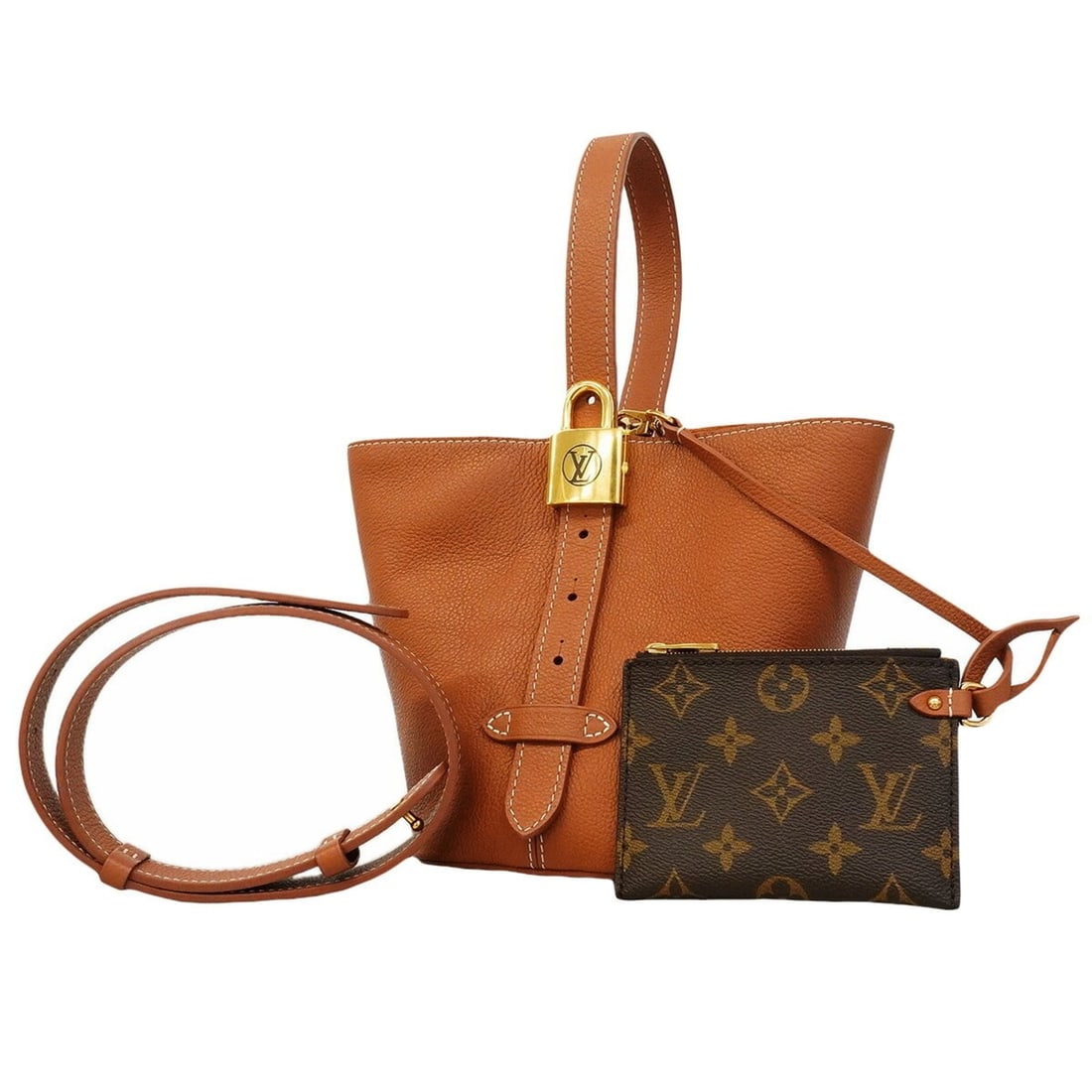 Louis Vuitton Lowqi All-in BB handbag M14416 Cognac 2-way bag for women: --- Catalog ---Category: SizeSize (HxWxD): 19cm x 17cm x 13cm / 7.48'' x 6.69'' x 5.11''Category: DesignType: HandbagColor: CognacGender: WomenCategory: GeneralMPN: M14416Brand: Louis Vuitton--- Item 