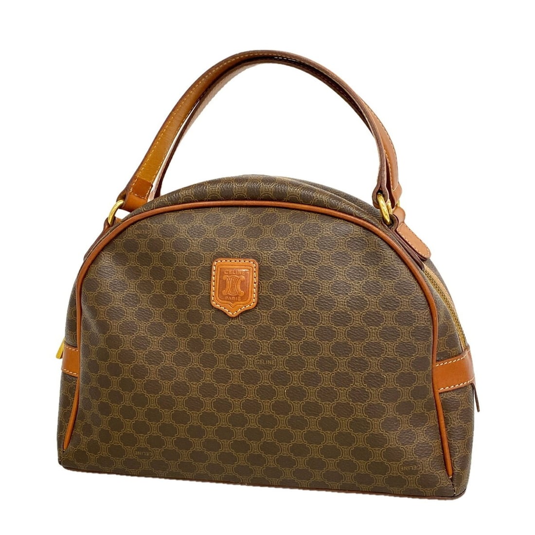 Celine Macadam Brown Handbag for Women: --- Catalog ---Category: SizeSize (HxWxD): 20cm x 29cm x 10cm / 7.87'' x 11.41'' x 3.93''Category: DesignType: HandbagColor: BrownGender: WomenMaterial: PVC Hardware Color: GoldCategory: GeneralBrand: