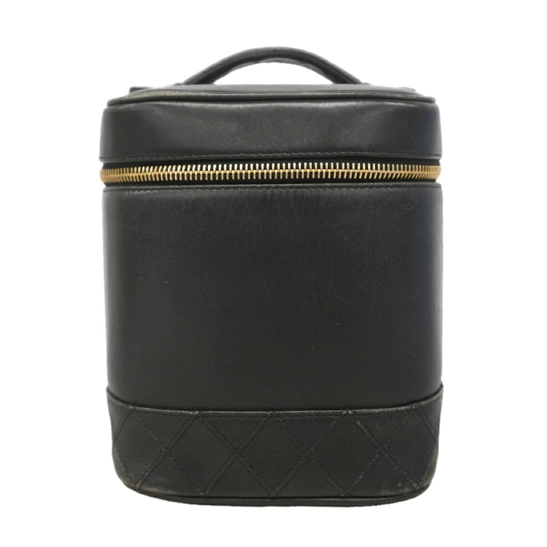 Chanel Bicolore Lambskin Handbag/Vanity Bag, Black, Women's: --- Catalog ---Category: SizeSize (HxWxD): 17.5cm x 15cm x 13cm / 6.88'' x 5.9'' x 5.11''Category: DesignType: Vanity bagColor: BlackGender: WomenMaterial: Leather Hardware Color: GoldLeather/Fur Type