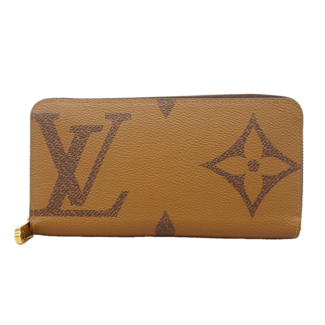 Louis Vuitton Monogram Giant Reverse Zippy Wallet M69353 Brown Women's Long