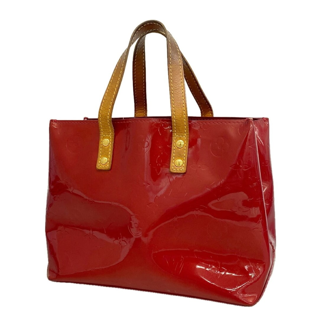 Louis Vuitton Vernis Lead PM Tote Bag M91990 Pomme d'Amour (Women's): --- Catalog ---Category: SizeSize (HxWxD): 18cm x 22.5cm x 10cm / 7.08'' x 8.85'' x 3.93''Category: DesignType: Tote bagColor: Pomme d'amourGender: WomenCategory: GeneralMPN: M91990Brand: Louis Vuitto