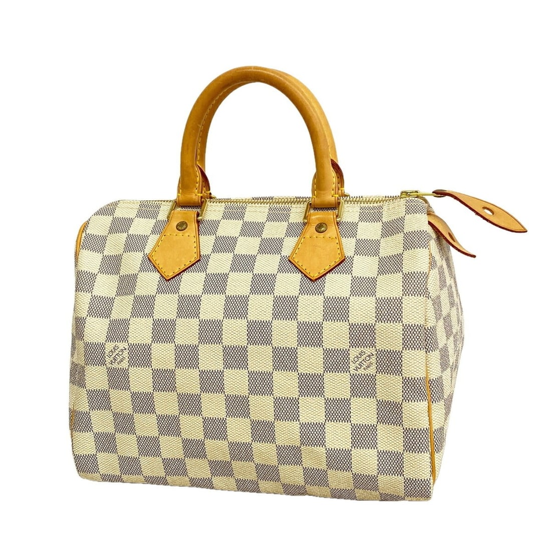 Louis Vuitton Damier Azur Speedy 25 Handbag N41371 White Women's: --- Catalog ---Category: SizeSize (HxWxD): 19.5cm x 25cm x 14cm / 7.67'' x 9.84'' x 5.51''Category: DesignType: HandbagColor: WhiteGender: WomenCategory: GeneralMPN: N41371Brand: Louis Vuitton--- Item