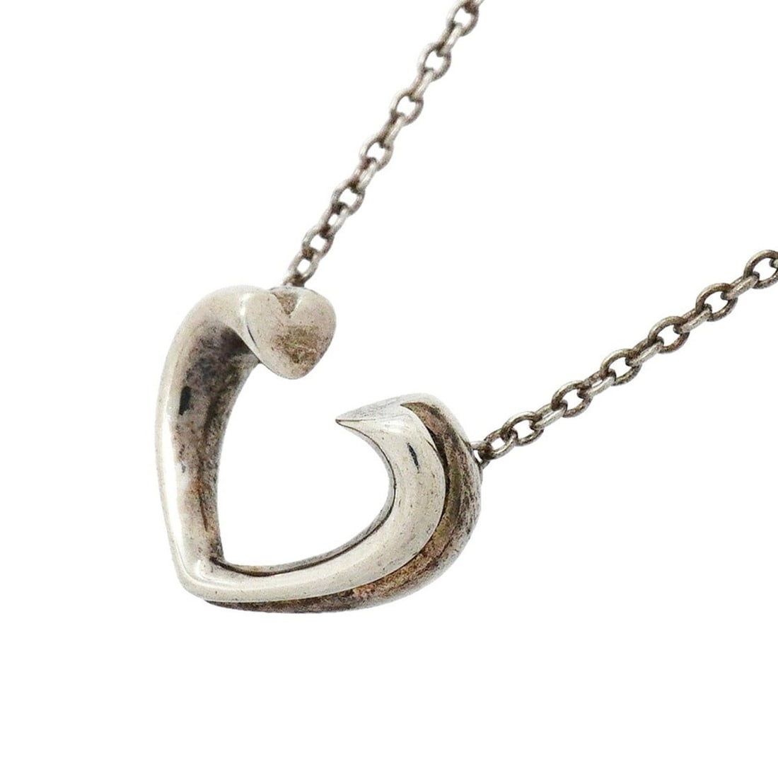 Tiffany & Co. Tenderness Heart Necklace, Sterling Silver 925, Women's: --- Catalog ---Category: SizePendant Size: 9.4mm x 11.4mm / 0.37'' x 0.44''Neck Circumference: 41.5 cm / 16.33''Category: DesignGender: WomenMaterial: Silver 925Necklace Type: NecklaceCategory: Genera