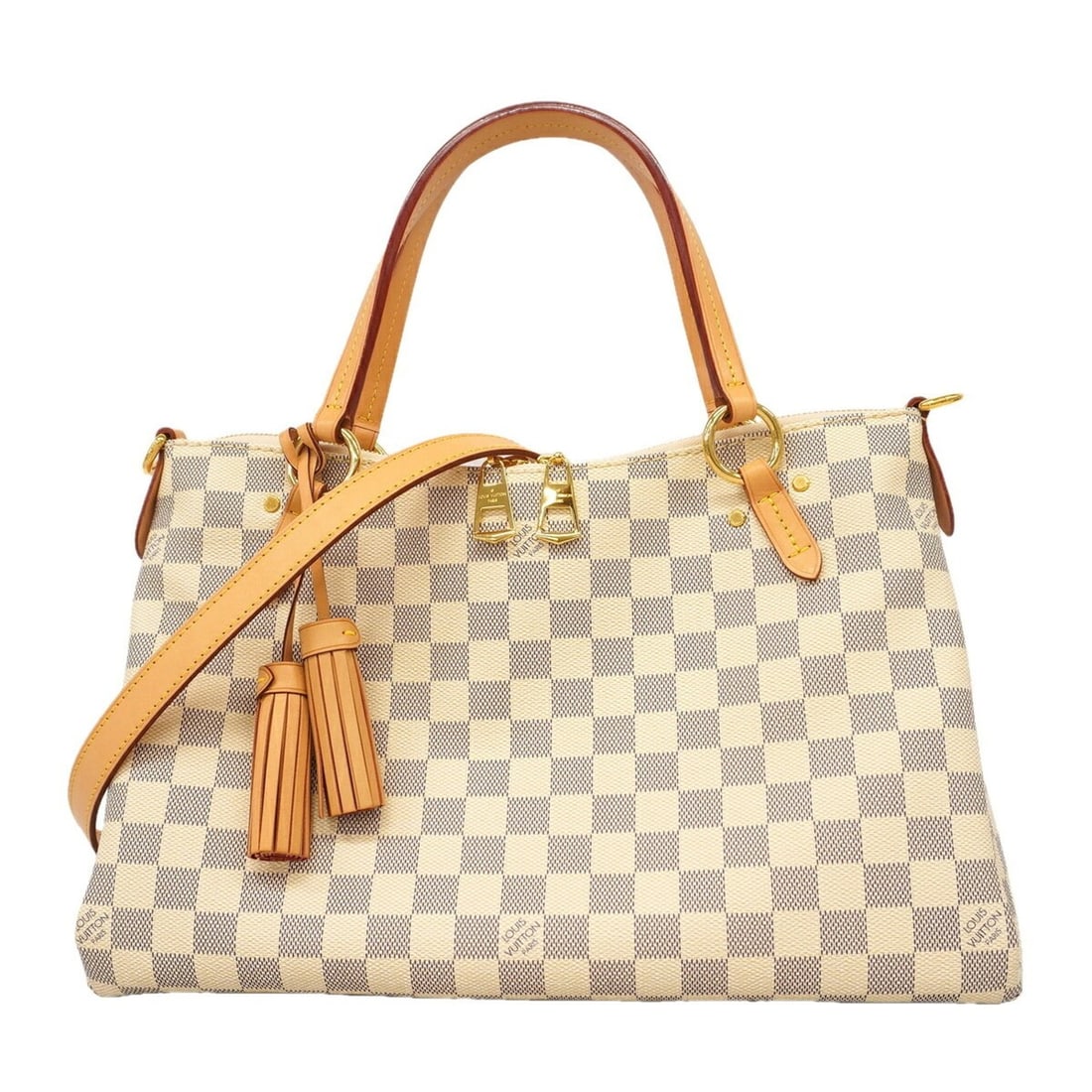 Louis Vuitton Damier Azur Limington N40022 White 2-way handbag for women: --- Catalog ---Category: SizeSize (HxWxD): 22.5cm x 36cm x 13cm / 8.85'' x 14.17'' x 5.11''Category: DesignType: HandbagColor: WhiteGender: WomenCategory: GeneralMPN: N40022Brand: Louis Vuitton--- Ite