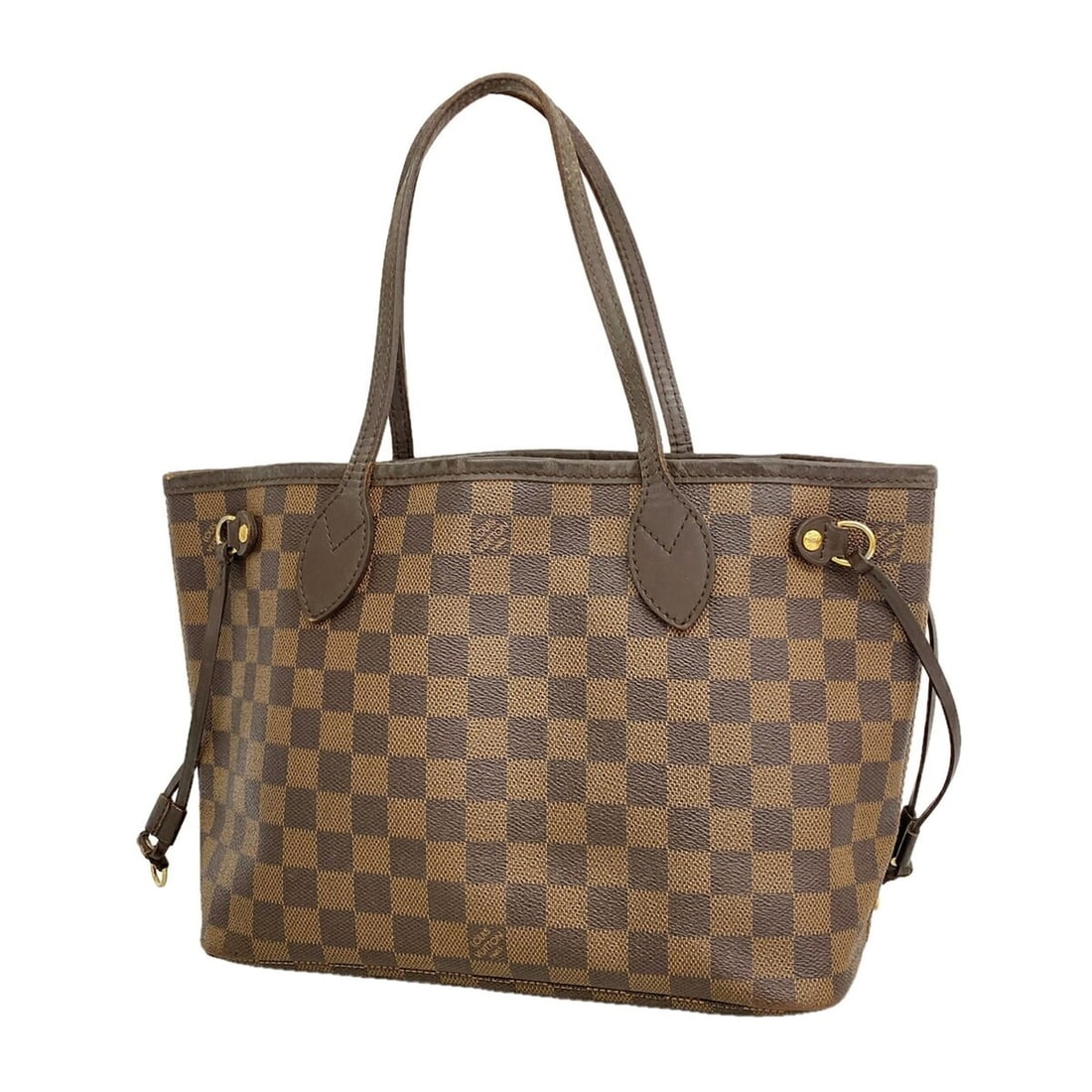 Louis Vuitton Damier Neverfull PM Tote Bag N51109 Ebene (Women's)