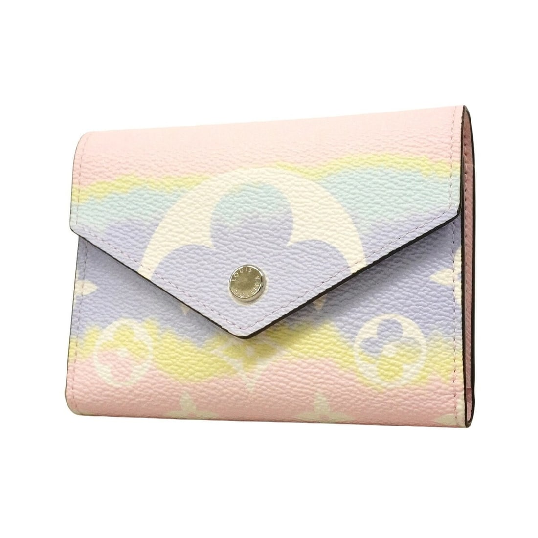 Louis Vuitton Tri-fold Wallet LV Escale Portefeuille Victorine M69113 Pastel Ladies: --- Catalog ---Category: SizeSize (HxWxD): 9.5cm x 12cm x 2cm / 3.74'' x 4.72'' x 0.78''Category: DesignType: Wallet (tri-fold)Color: Multi-colorGender: WomenCategory: GeneralMPN: M69113Brand: Louis V