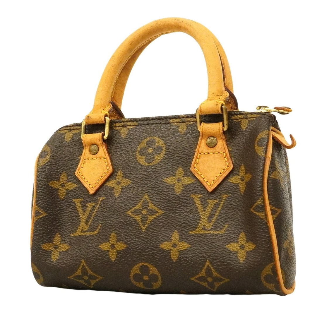 Louis Vuitton Monogram Mini Speedy Handbag M41534 Brown Women's: --- Catalog ---Category: SizeSize (HxWxD): 9.5cm x 16.5cm x 7cm / 3.74'' x 6.49'' x 2.75''Category: DesignType: HandbagColor: BrownGender: WomenCategory: GeneralMPN: M41534Brand: Louis Vuitton--- Item