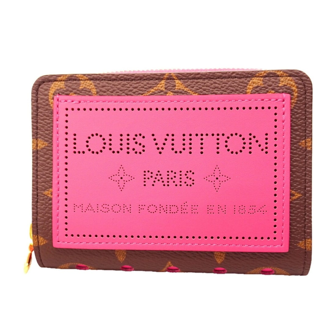 Louis Vuitton Monogram Perfo Portefeuille Lou Wallet M29357 Pop Crush Women's P3392589