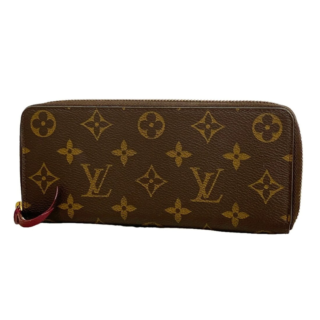 Louis Vuitton Monogram Portefeuille Clemence Long Wallet M60742 Brown Fuchsia Women's P3388176: --- Catalog ---Category: SizeSize (HxWxD): 8.5cm x 19.5cm x 2cm / 3.34'' x 7.67'' x 0.78''Category: DesignType: Long wallet (bi-fold)Color: Brown, FuchsiaGender: WomenCategory: GeneralMPN: M60742Brand