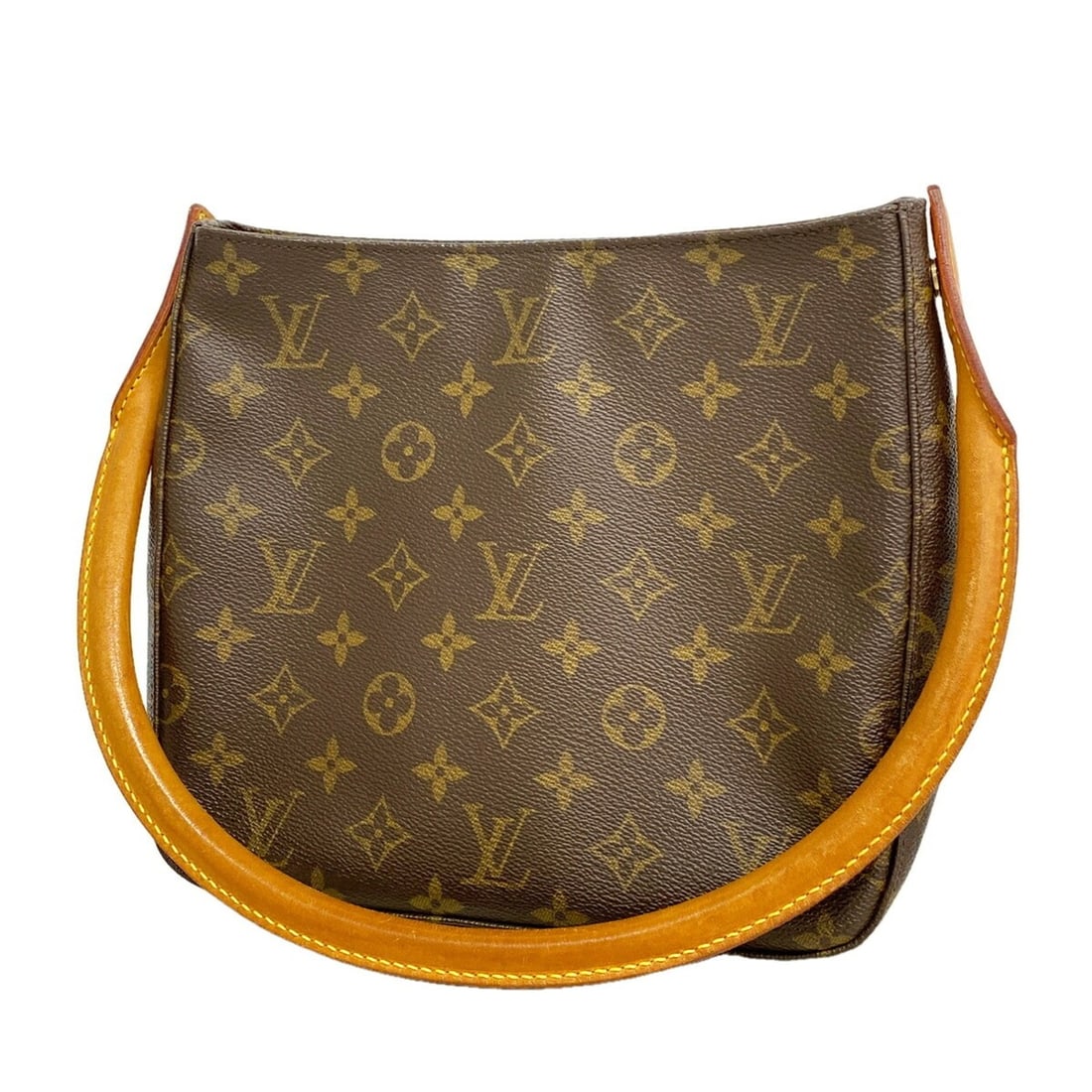 Louis Vuitton Monogram Looping MM Shoulder Bag M51146 Brown Women's