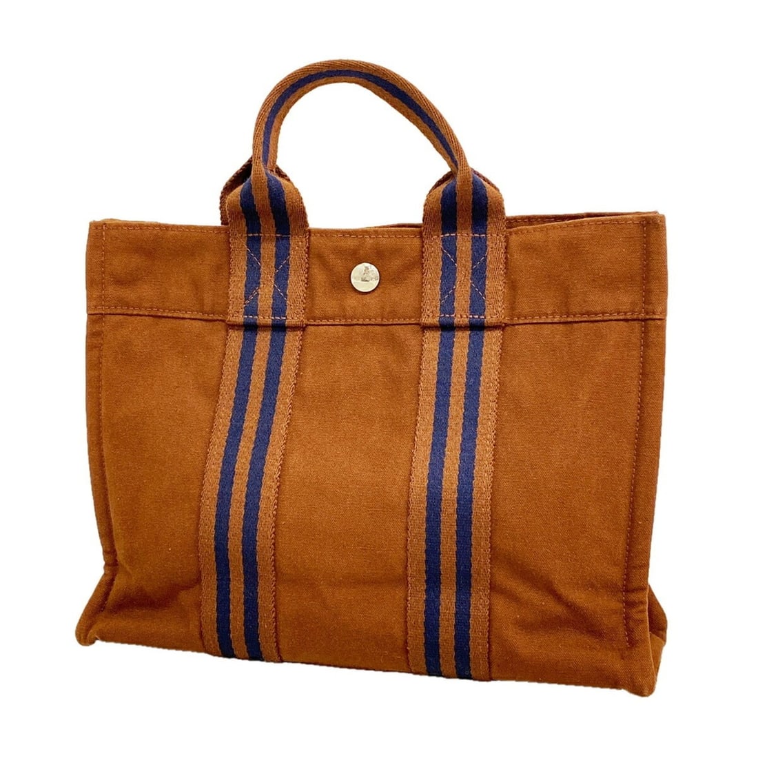 Hermes Fourre-Tout PM Canvas Tote Bag, Brown, for Men and Women: --- Catalog ---Category: SizeSize (HxWxD): 23.5cm x 30cm x 8cm / 9.25'' x 11.81'' x 3.14''Category: DesignType: Tote bagColor: BrownGender: Men,WomenMaterial: Canvas Hardware Color: SilverCategory: Ge