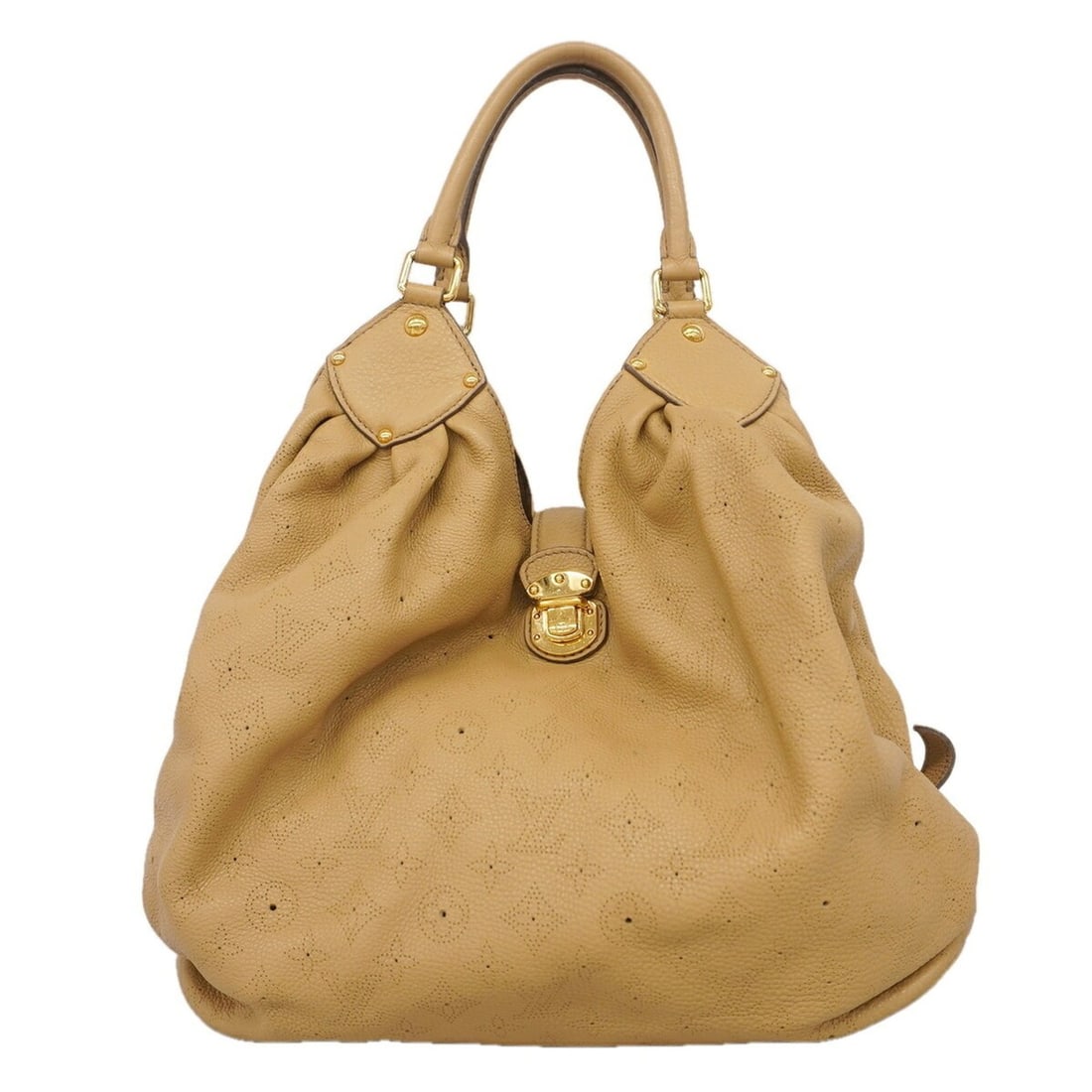 Louis Vuitton Mahina Neo L Shoulder Bag, Brown, Women's