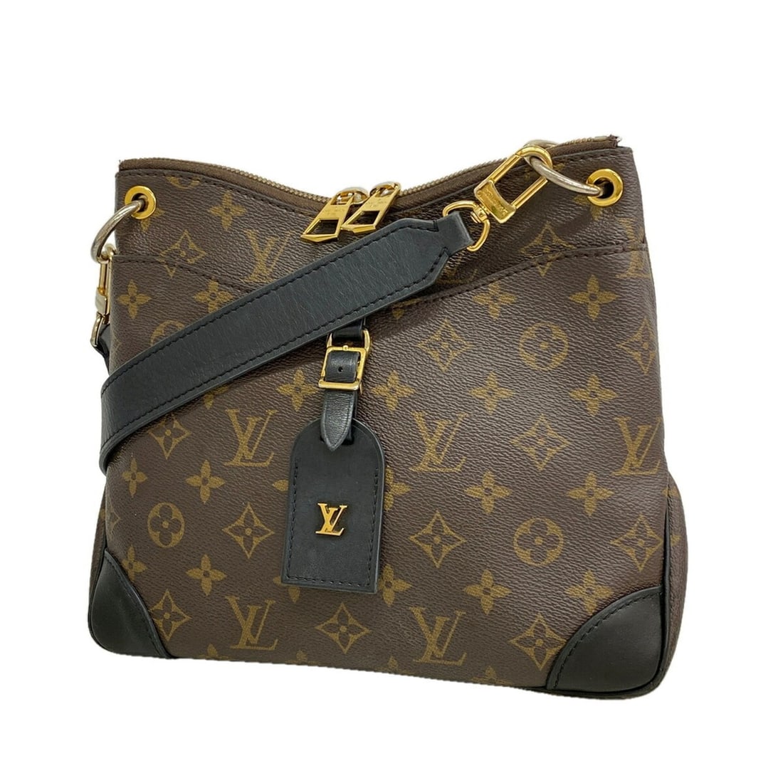 Louis Vuitton Monogram Odeon NMPM Shoulder Bag M45353 Brown Women's