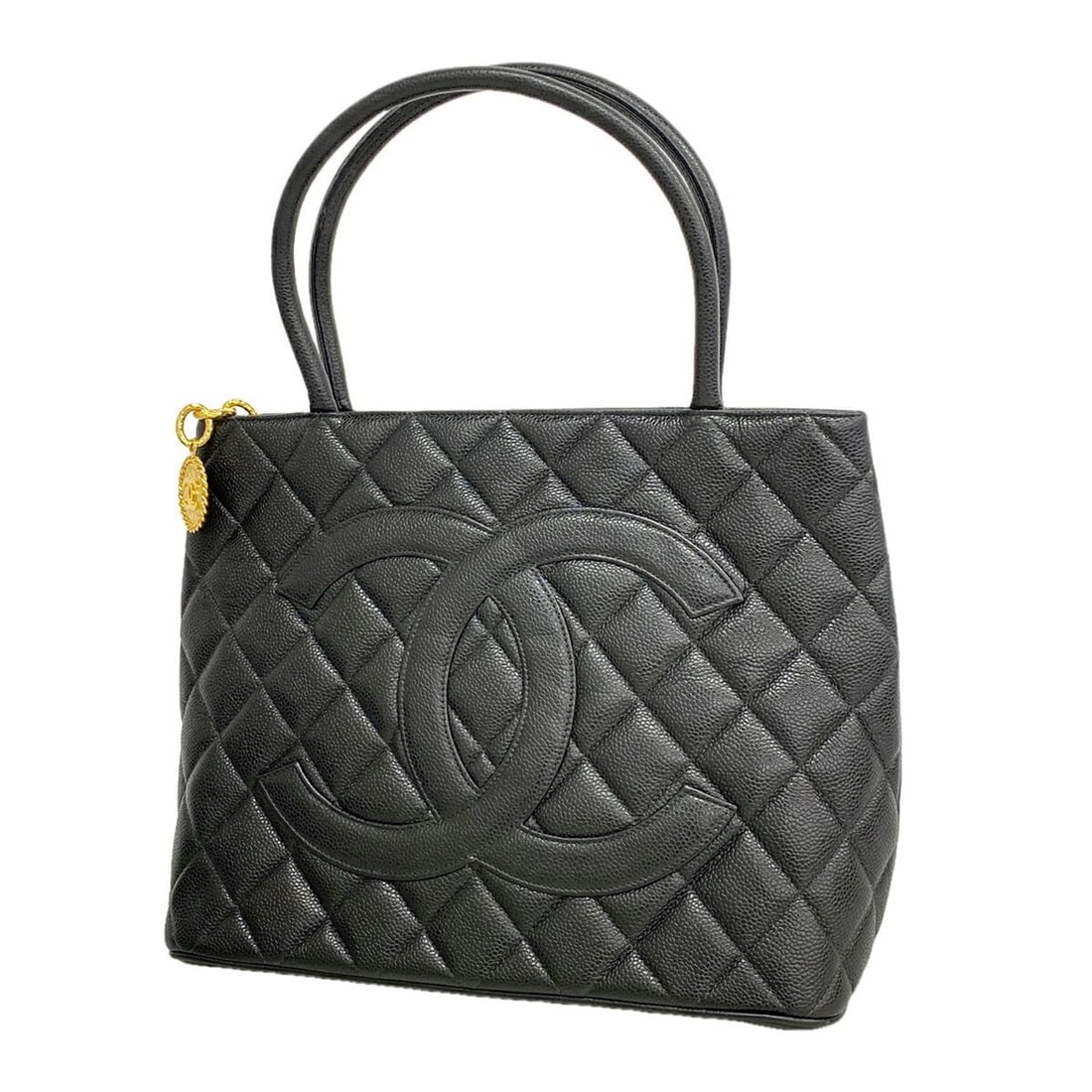 Chanel Tote Bag, Reissue Tote, Caviar Leather, Black, Women's