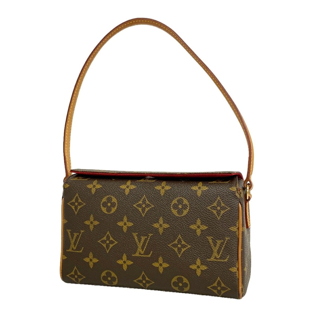 Louis Vuitton Monogram Recital Handbag M51900 Brown Women's