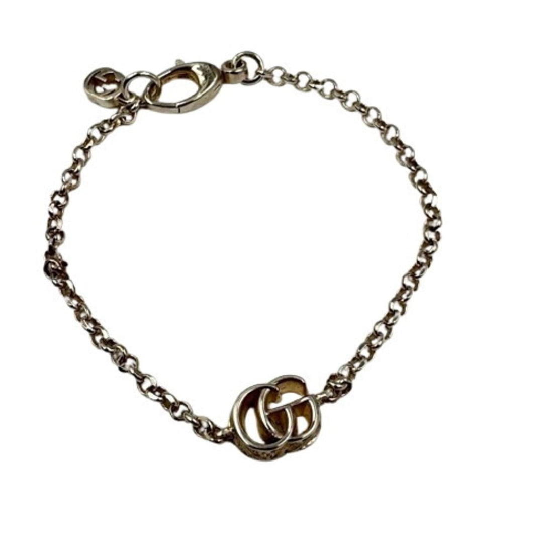 GUCCI bracelet, silver, interlocking