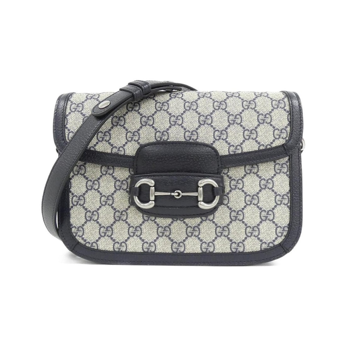 Gucci HORSEBIT 1955 602204 92TCG Shoulder Bag: --- Catalog ---Category: SizeSize (HxWxD): 18cm x 25cm x 8cm / 7.08'' x 9.84'' x 3.14''Category: DesignType: Shoulder bagColor: Beige, BlueGender: Women,MenMaterial: GG Supreme , Leather Hardware Colo