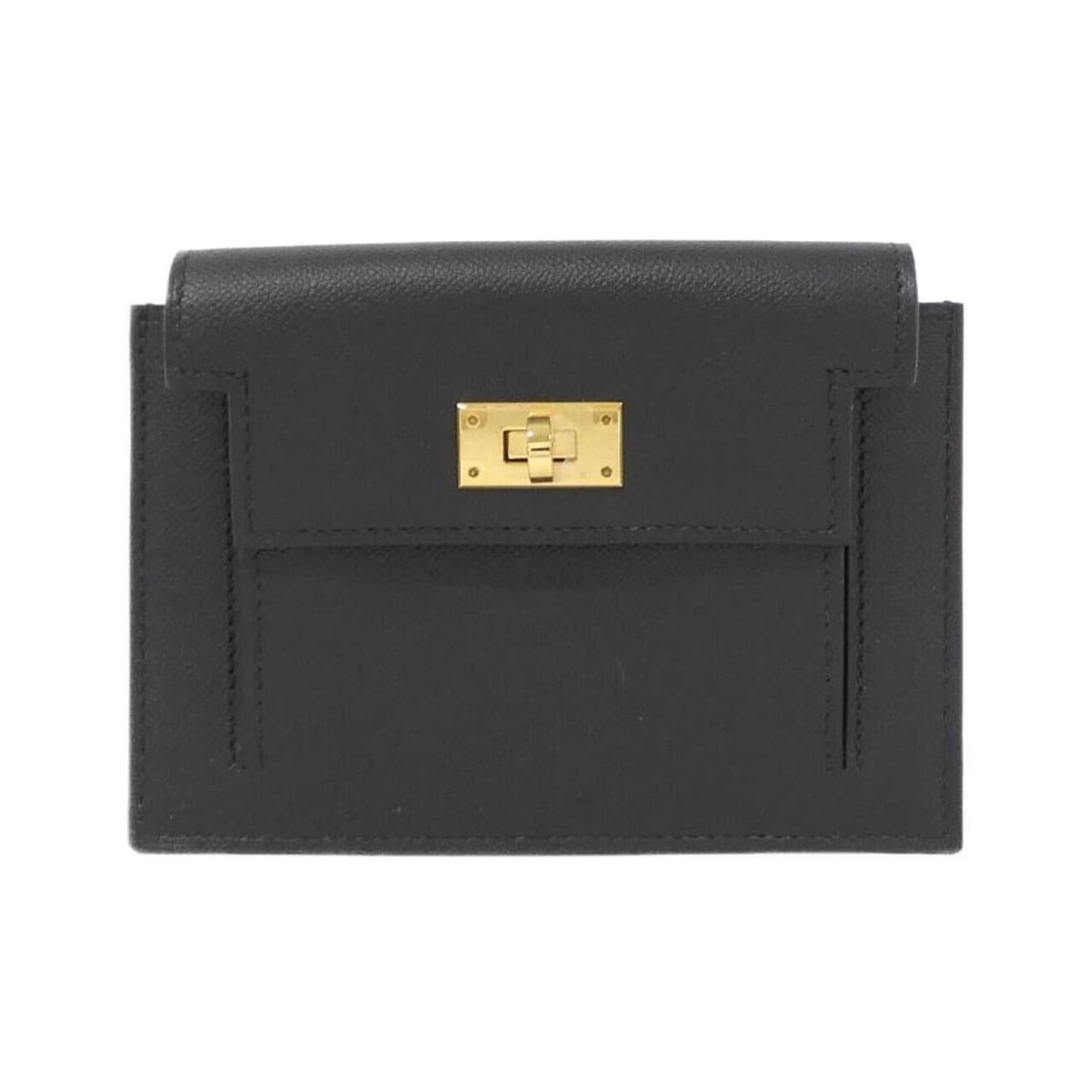 Hermes Kelly Pocket Compact 079010CC Wallet: --- Catalog ---Category: SizeSize (HxWxD): 10cm x 13cm x 1cm / 3.93'' x 5.11'' x 0.39''Category: DesignType: Wallet (bi-fold)Color: BlackGender: Men,WomenCategory: GeneralMPN: 079010CCBrand: Hermes---