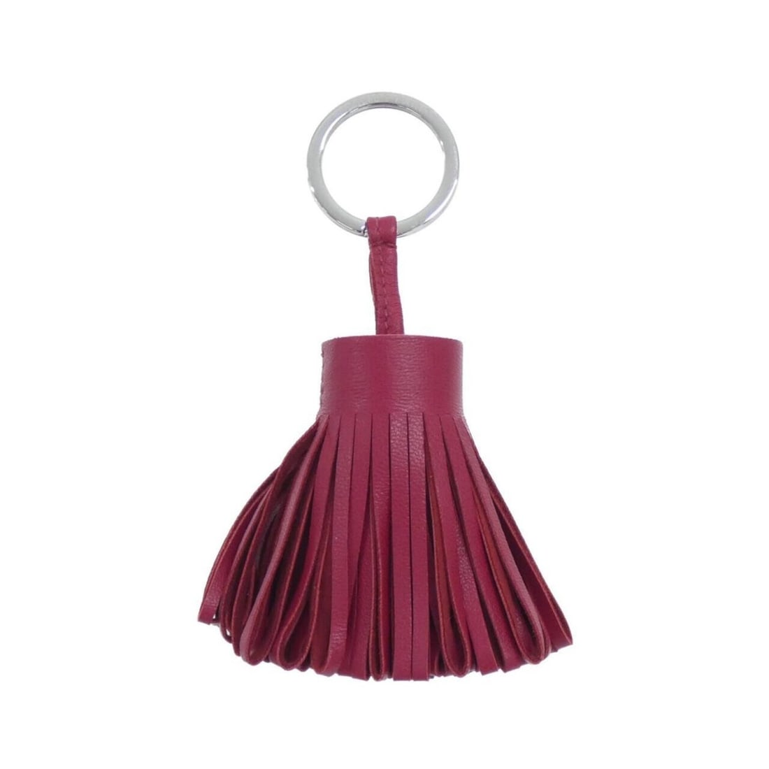 Hermes Carmen Bicolor 060209CK Keyring: --- Catalog ---Category: DesignType: KeyringColor: Red color, RubyGender: Men,WomenMaterial: Agneau MiloCategory: GeneralMPN: 060209CKBrand: Hermes--- Item List ---Section: ConditionRanking: Rank A