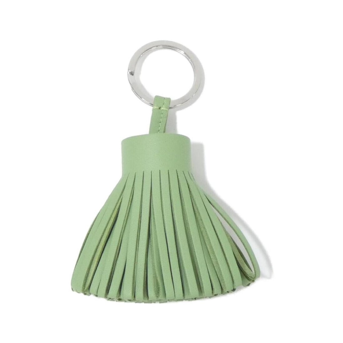 Hermes Carmen 077894CJ Keyring: --- Catalog ---Category: DesignType: KeyringColor: GreenGender: Men,WomenMaterial: Agneau MiloCategory: GeneralMPN: 077894CJBrand: Hermes--- Item List ---Section: ConditionRanking: Rank A Used - A