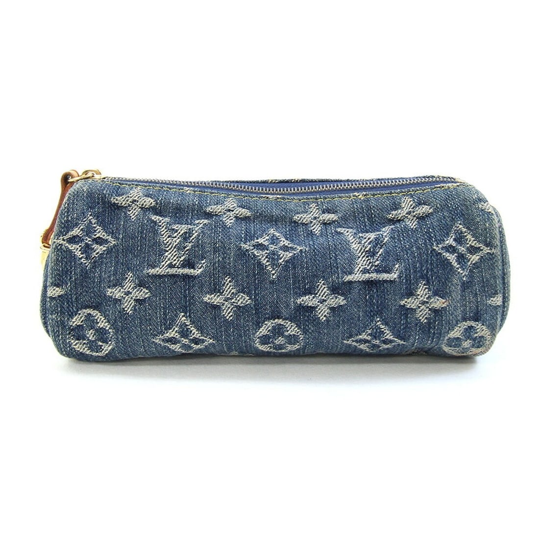 Louis Vuitton handbag pouch, Monogram denim, Trouse Speedy GM M95081, pen holder/pen case, for: --- Catalog ---Category: SizeSize (HxWxD): 6.5cm x 18cm x 5.5cm / 2.55'' x 7.08'' x 2.16''Category: DesignType: Handbag, PouchColor: BlueGender: WomenMaterial: Denim Category: GeneralBrand: Louis
