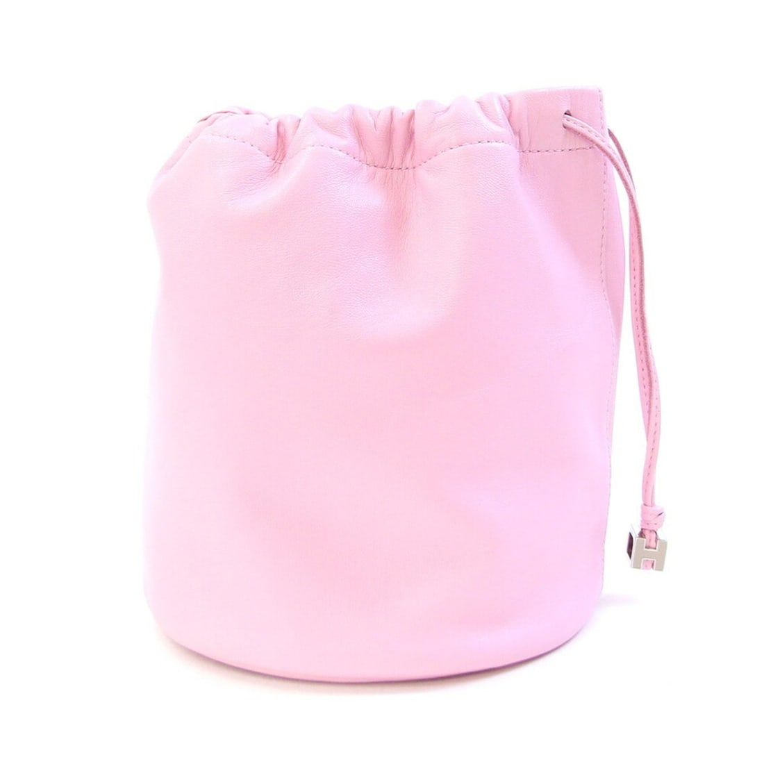 Hermes Handbag Pouch Light Pink Leather H-Cube Mini Women's HERMES: --- Catalog ---Category: SizeSize (HxWxD): 16cm x 12cm x 12cm / 6.29'' x 4.72'' x 4.72''Category: DesignType: PouchColor: Light pinkGender: WomenMaterial: Leather Category: GeneralBrand: HermesCountry