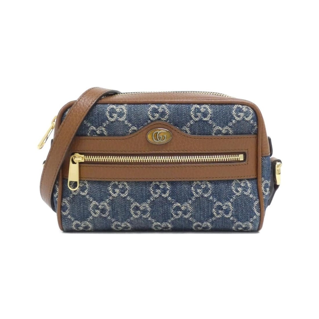 Gucci OPHIDIA 517350 2KQGG Shoulder Bag: --- Catalog ---Category: SizeSize (HxWxD): 12cm x 18cm x 6cm / 4.72'' x 7.08'' x 2.36''Category: DesignType: Shoulder bagColor: Brown, Dark blueGender: WomenMaterial: Denim , Leather Hardware Color: G