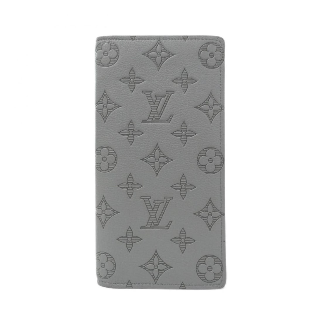 Louis Vuitton Monogram Shadow Portefeuille Brazza M81335 Wallet: --- Catalog ---Category: SizeSize (HxWxD): 19cm x 10cm x 1cm / 7.48'' x 3.93'' x 0.39''Category: DesignType: Long wallet (bi-fold)Color: GrayGender: MenMaterial: Leather Leather/Fur Type: CalfskinCate