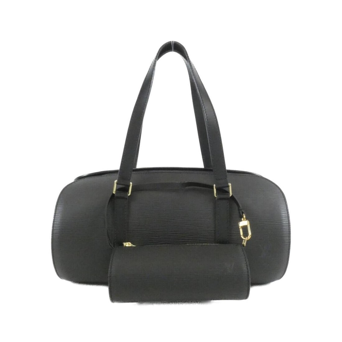 Louis Vuitton Epi Soufflot M52222 Handbag: --- Catalog ---Category: SizeSize (HxWxD): 16cm x 31cm x 15cm / 6.29'' x 12.2'' x 5.9''Category: DesignType: HandbagColor: BlackGender: WomenMaterial: Leather Leather/Fur Type: CalfskinCategory: Gener