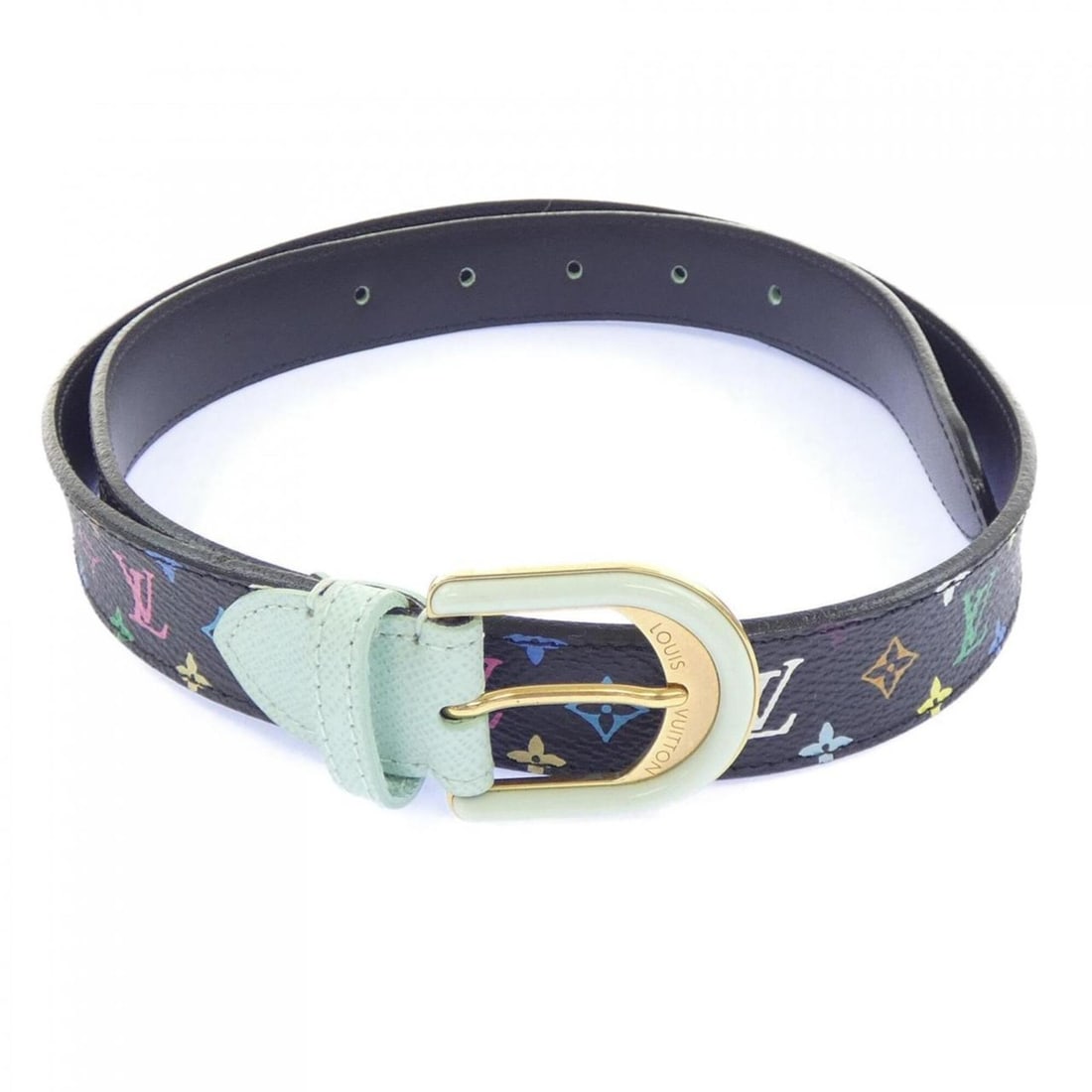 Louis Vuitton LOUIS VUITTON Ceinture Candy 25mm M9732 Belt: --- Catalog ---Category: SizeWidth: 2.5cm / 0.98''Length: 76cm - 86cm / 29.92'' - 33.85''Category: DesignType: Standard beltColor: BlackGender: WomenMaterial (Strap): Canvas Category: GeneralMPN:
