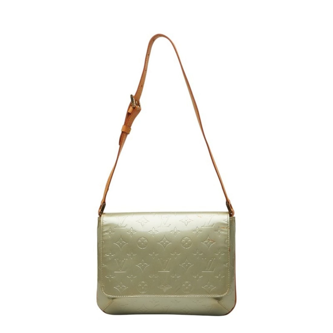 Louis Vuitton Monogram Vernis Thompson Street One-Shoulder Bag M91069 Gris Silver Patent Leather: --- Catalog ---Category: SizeSize (HxWxD): 20cm x 26cm x 6cm / 7.87'' x 10.23'' x 2.36''Category: DesignType: Shoulder bagColor: Gris, SilverGender: WomenMaterial: Patent leather , Leather Category: G