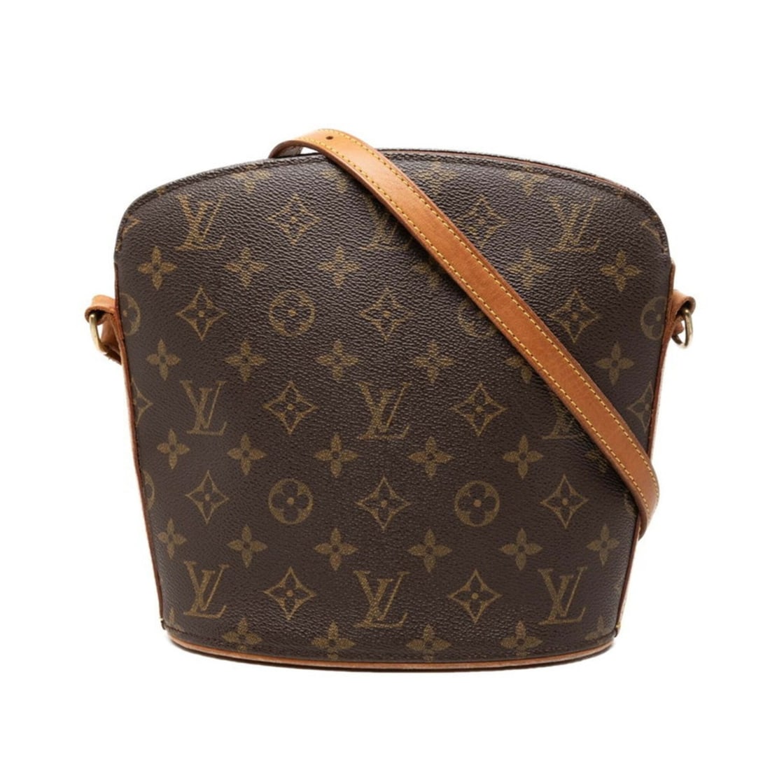 Louis Vuitton Monogram Druot Crossbody Shoulder Bag M51290 Brown Leather Women's LOUIS VUITTON (1 of 10)