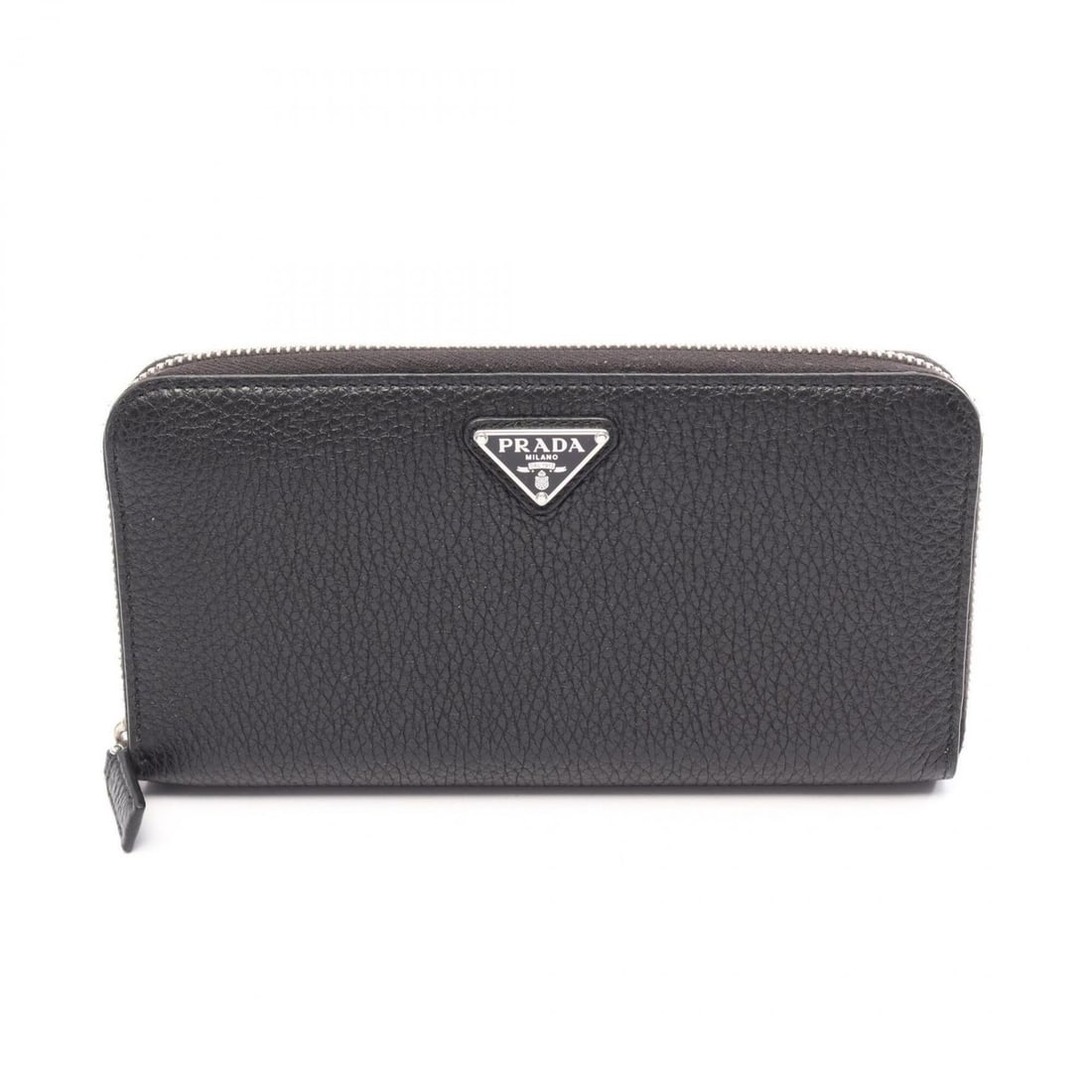 Prada PRADA Round Long Wallet, Leather, Men's, Black, 2ML317: --- Catalog ---Category: SizeSize (HxWxD): 10.5cm x 20cm x 2.5cm / 4.13'' x 7.87'' x 0.98''Category: DesignType: Long wallet (bi-fold)Color: BlackGender: MenMaterial: Leather Category: GeneralMPN: 2ML