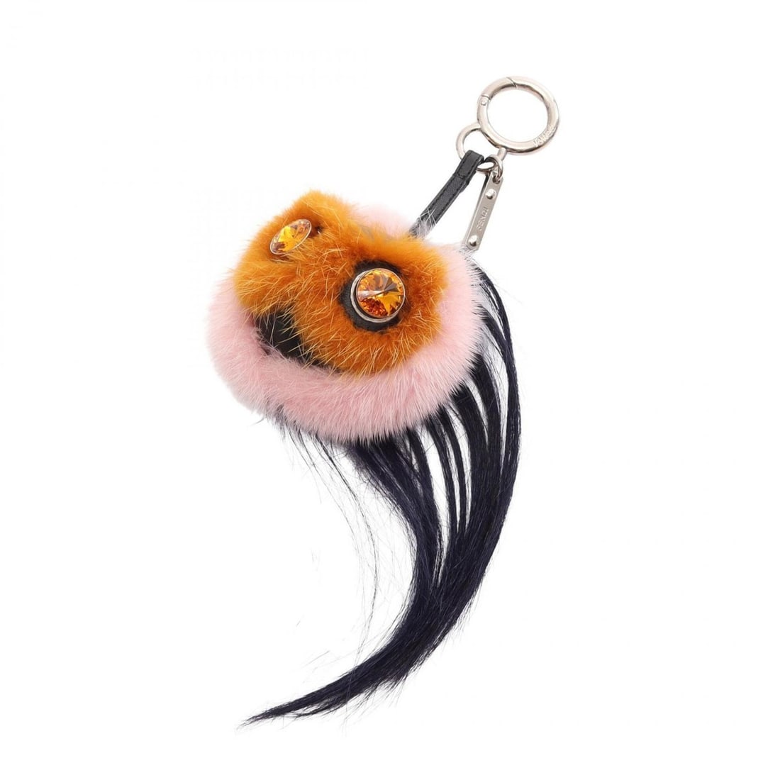 Fendi FENDI Handbag Bugs Monster Charm Accessory Leather Fur Women's Brown Pink Navy: --- Catalog ---Category: DesignType: Handbag charmColor: Brown, Navy, PinkGender: WomenMaterial: Fur, LeatherCategory: GeneralBrand: Fendi--- Item List ---Section: ConditionRanking: Rank A Used - A fe
