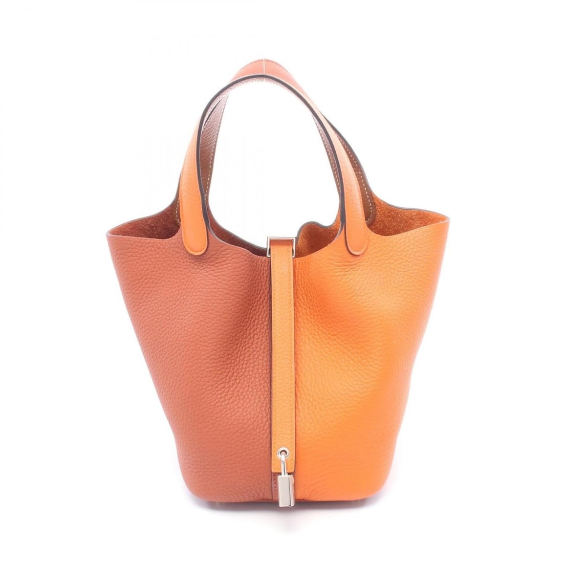 Hermes Picotin Lock PM Casaque Handbag, Leather, Taurillon Clemence, Women's, Orange, Bordeaux,: --- Catalog ---Category: SizeSize (HxWxD): 18.5cm x 19cm x 13.5cm / 7.28'' x 7.48'' x 5.31''Category: DesignType: HandbagColor: Bordeaux, Brown, OrangeGender: WomenMaterial: Taurillon clemence leather