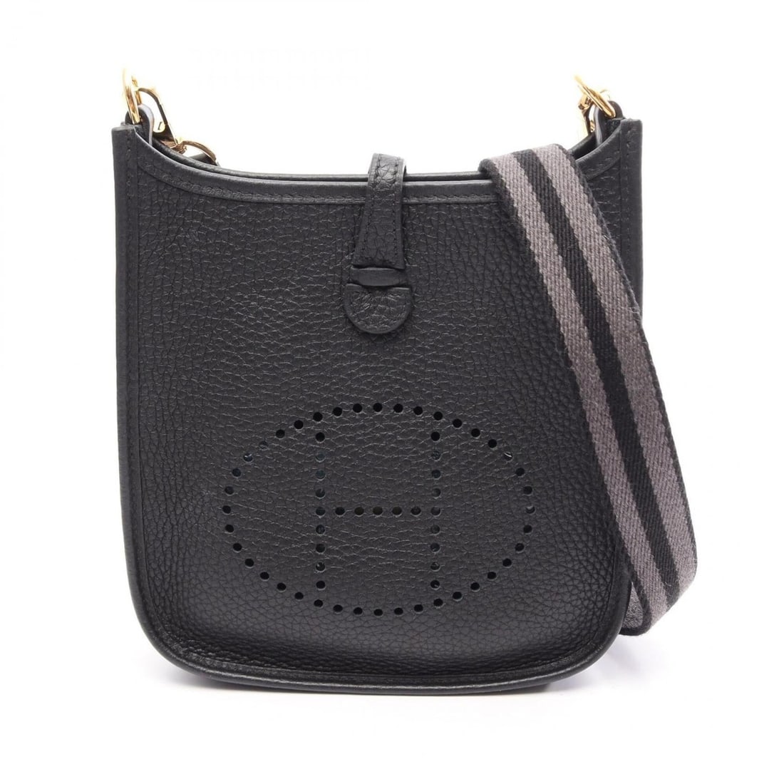 Hermes Evelyne Amazon TPM Shoulder Bag Handbag Leather Taurillon Clemence Women's Black: --- Catalog ---Category: SizeSize (HxWxD): 18cm x 16.5cm x 5.5cm / 7.08'' x 6.49'' x 2.16''Category: DesignType: Shoulder bagColor: BlackGender: WomenMaterial: Taurillon clemence leather Category: Gen