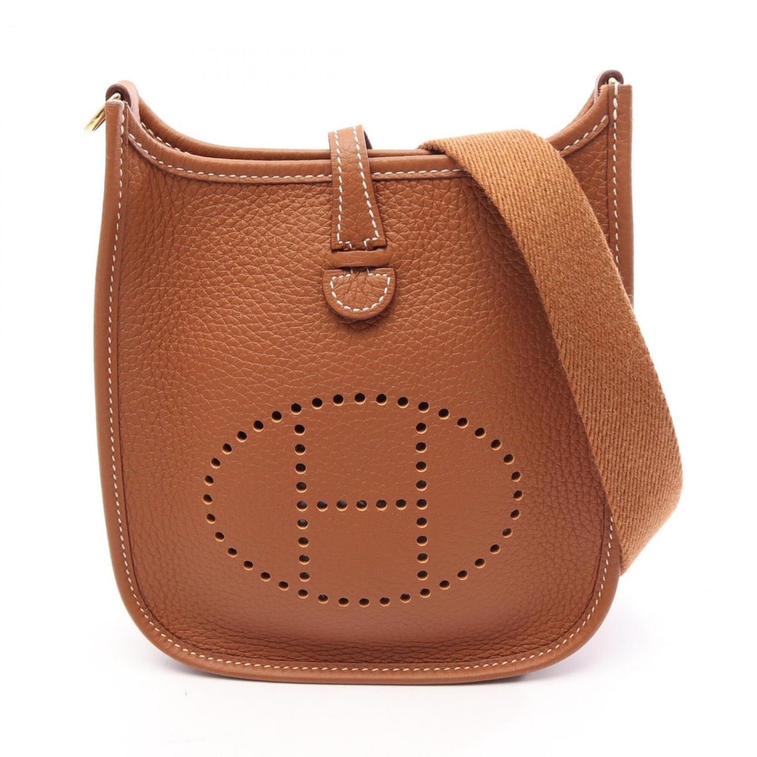 Hermes Evelyne Amazon TPM Shoulder Bag/Handbag, Leather, Taurillon Clemence, Brown Tone: --- Catalog ---Category: SizeSize (HxWxD): 18cm x 16.5cm x 5.5cm / 7.08'' x 6.49'' x 2.16''Category: DesignType: Shoulder bagColor: BrownGender: WomenMaterial: Taurillon clemence leather Category: Gen