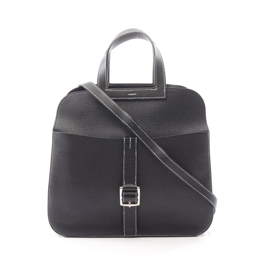 Hermes HERMES Arzan 31 2-Way Handbag, Taurillon Clemence Leather, Women's, Black, 070428CK: --- Catalog ---Category: SizeSize (HxWxD): 28cm x 31cm x 9cm / 11.02'' x 12.2'' x 3.54''Category: DesignType: HandbagColor: BlackGender: WomenMaterial: Taurillon clemence leather Category: GeneralMPN: