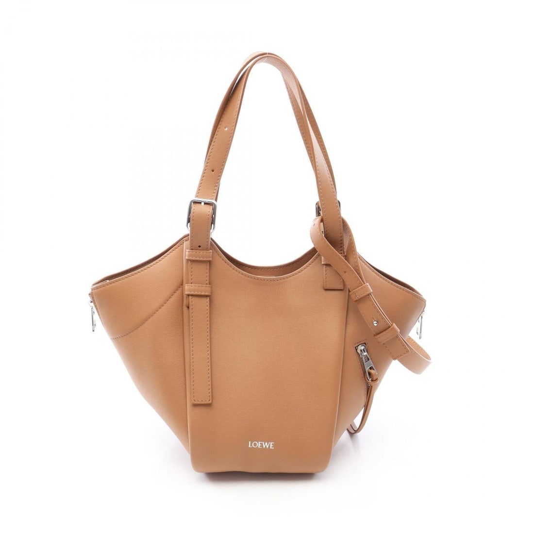 Loewe Hammock Flip Bag 2-Way Handbag Leather Women's Brown A538HHBX07: --- Catalog ---Category: SizeSize (HxWxD): 21cm x 14cm x 21cm / 8.26'' x 5.51'' x 8.26''Category: DesignType: HandbagColor: BrownGender: WomenMaterial: Leather Category: GeneralMPN: A538HHBX07Brand: L