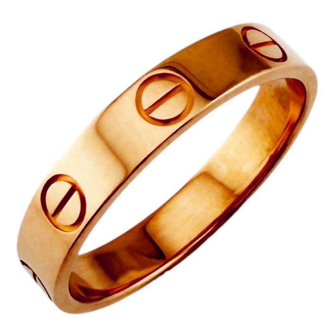 Cartier Mini Love Ring, 18K Pink Gold, Women's, Pre-owned.: --- Catalog ---Category: PackNumber in Pack: 1Category: SizeWidth: 3.5mm / 0.14''Weight: 3.3g / 0.11oz.JP Size: 12.5US Size: 6.5Category: DesignType: Band ringGender: WomenHandmade: YesMaterial: Pink 