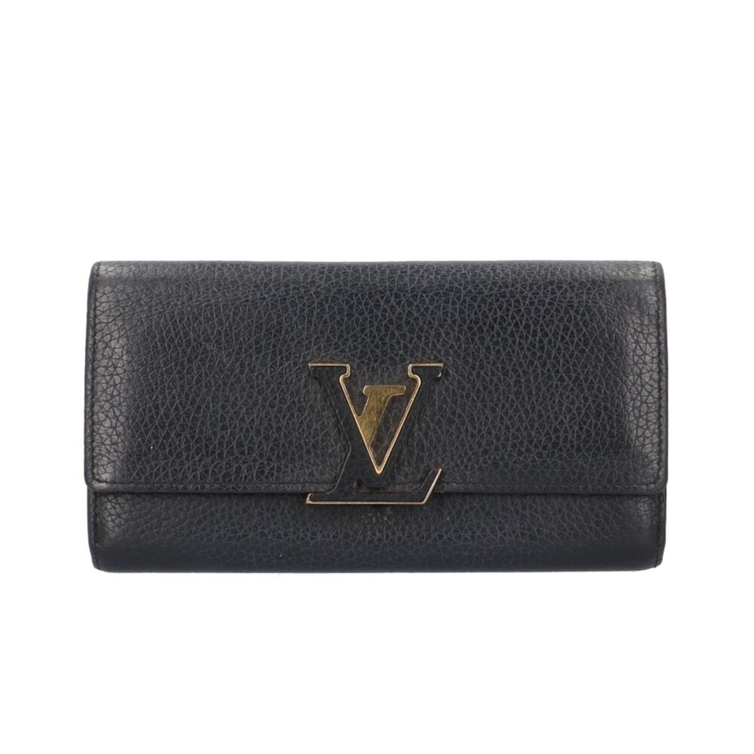 Louis Vuitton Portefeuille Capucines Long Wallet, Taurillon Leather, M61248, Women's, Pre-owned.: --- Catalog ---Category: SizeWeight: 275g / 9.7oz.Size (HxWxD): 10cm x 19.5cm x 2.5cm / 3.93'' x 7.67'' x 0.98''Category: DesignType: Long wallet (bi-fold)Color: Black, Fuchsia pinkGender: WomenHandma