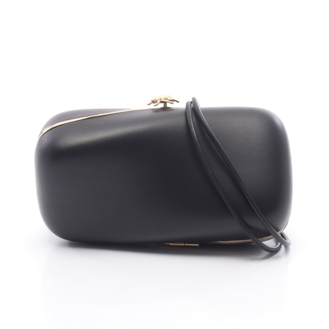 Loewe Twisted Minodiere Shoulder Bag/Handbag, Leather, Women's, Black (AORGSEMX06): --- Catalog ---Category: SizeSize (HxWxD): 10.5cm x 19cm x 6cm / 4.13'' x 7.48'' x 2.36''Category: DesignType: Handbag, Shoulder bagColor: BlackGender: WomenMaterial: Leather Category: GeneralMPN: AOR
