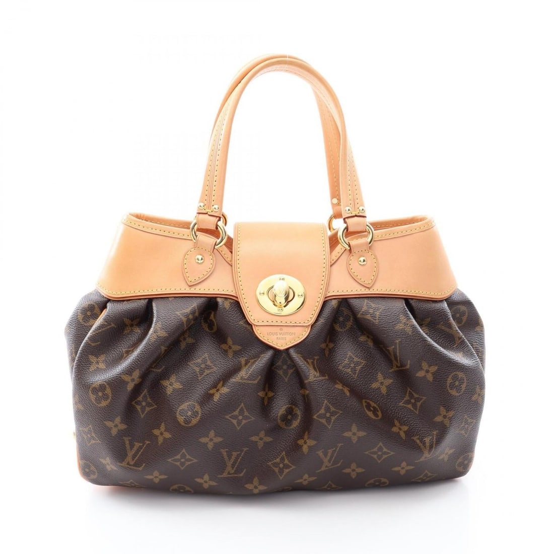 Louis Vuitton Boetie PM Monogram Handbag, Coated Canvas and Leather, Pattern, Women's, Brown, M45715