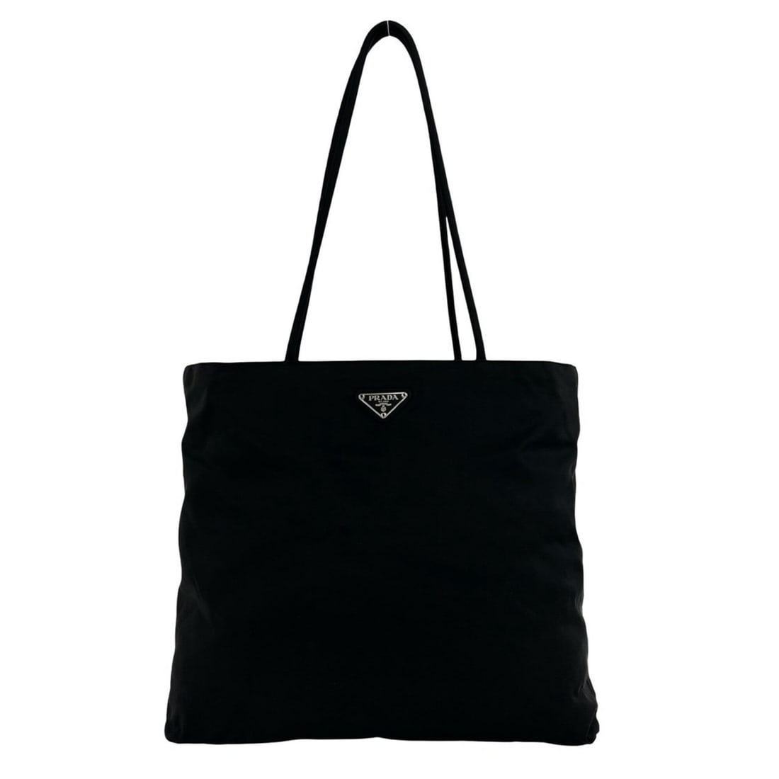 PRADA Prada Triangle Logo Plate Hardware Tessuto Nylon Tote Bag Handbag Business Black 74734: --- Catalog ---Category: SizeSize (HxWxD): 31.5cm x 34.5cm x 10cm / 12.4'' x 13.58'' x 3.93''Category: DesignType: Handbag, Tote bagColor: BlackGender: WomenMaterial: Nylon Category: GeneralBrand: Pra