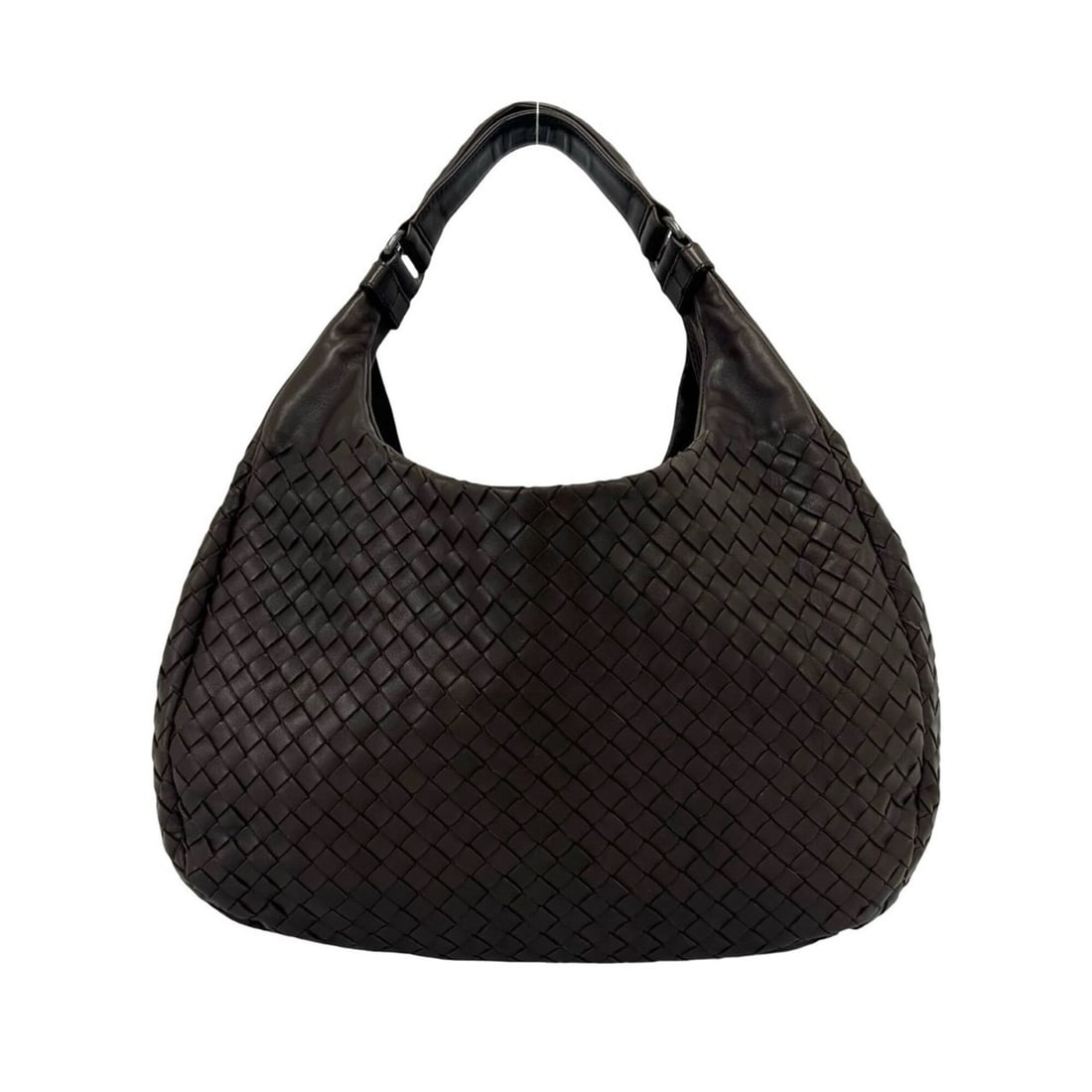 BOTTEGA VENETA Campana Intrecciato Leather Semi-One Shoulder Bag/Handbag, Brown, 94380: --- Catalog ---Category: SizeSize (HxWxD): 20cm x 32cm x 15cm / 7.87'' x 12.59'' x 5.9''Category: DesignType: Handbag, Shoulder bagColor: BrownGender: WomenMaterial: Leather Category: GeneralBrand: Bo
