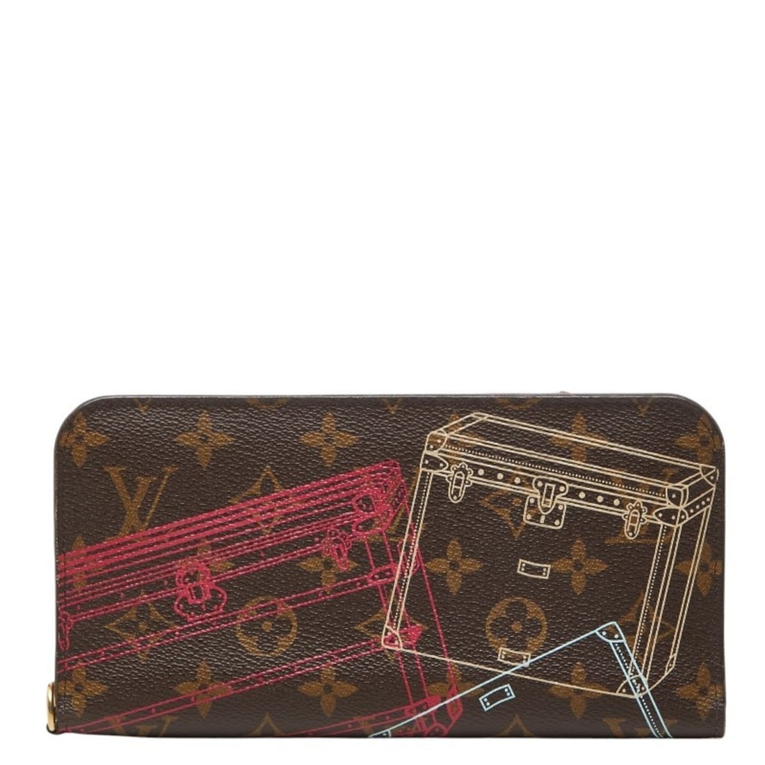 Louis Vuitton Monogram Portefeuille Insolite Christmas Limited Edition Long Wallet M58508 Brown