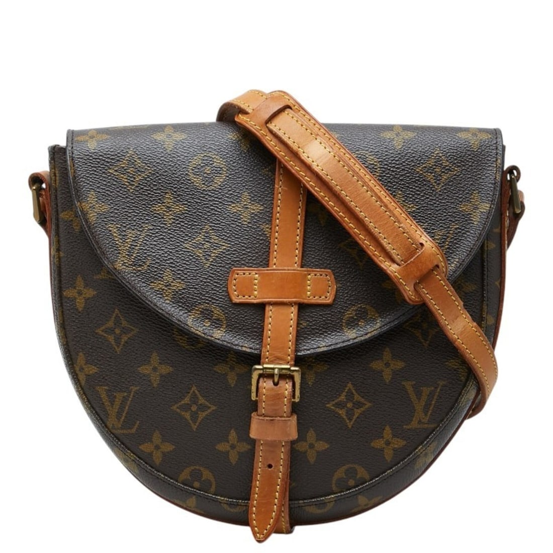 Louis Vuitton Monogram Chantilly MM Shoulder Bag, Crossbody M51233, Brown Leather, Women's LOUIS