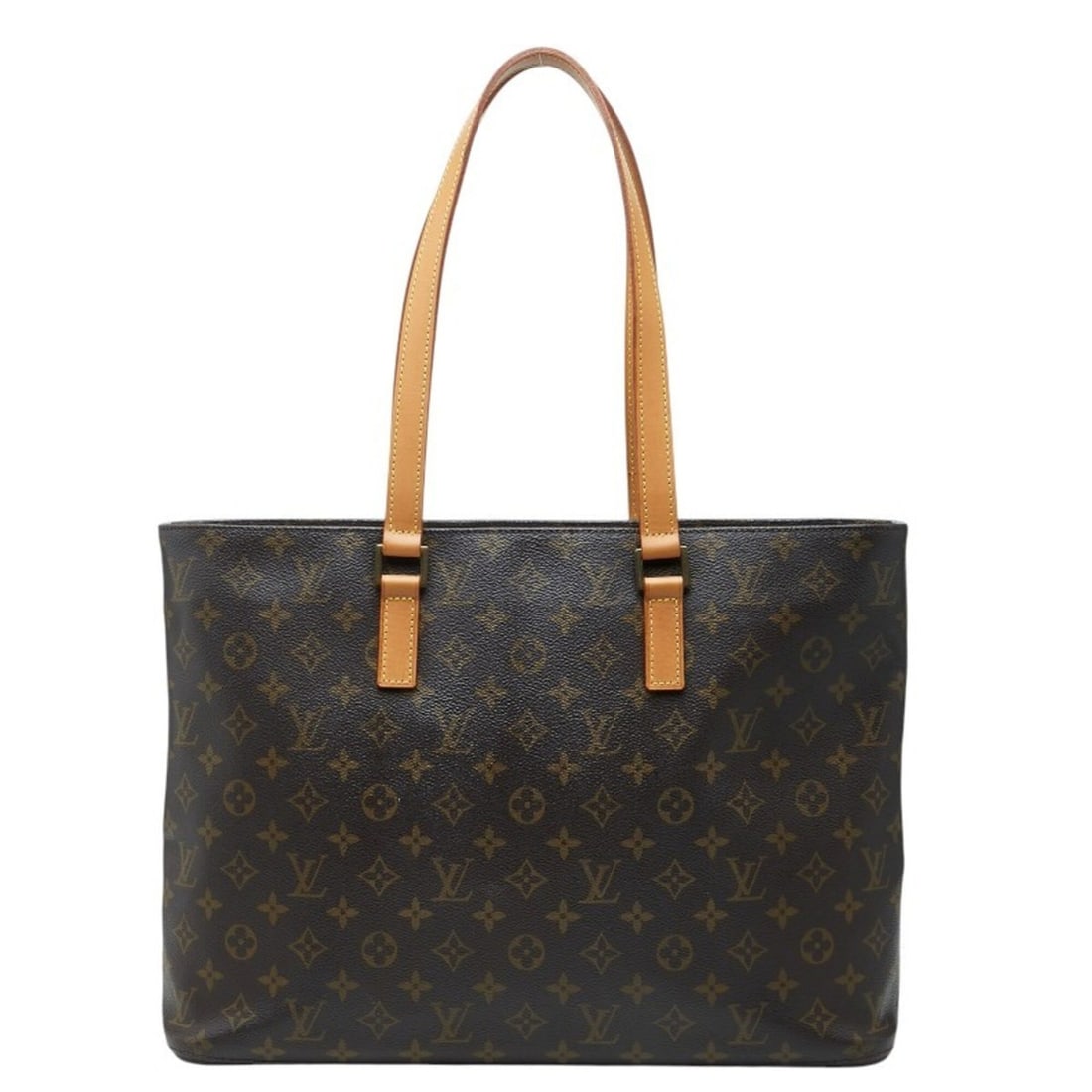 Louis Vuitton Monogram Luco Tote Bag Shoulder M51155 Brown Leather Women's LOUIS VUITTON